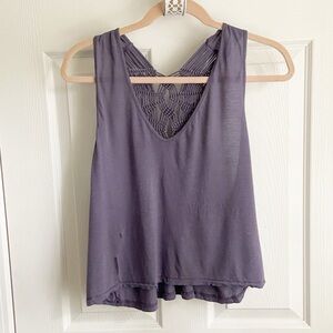 Free People Crochet Back Tank
